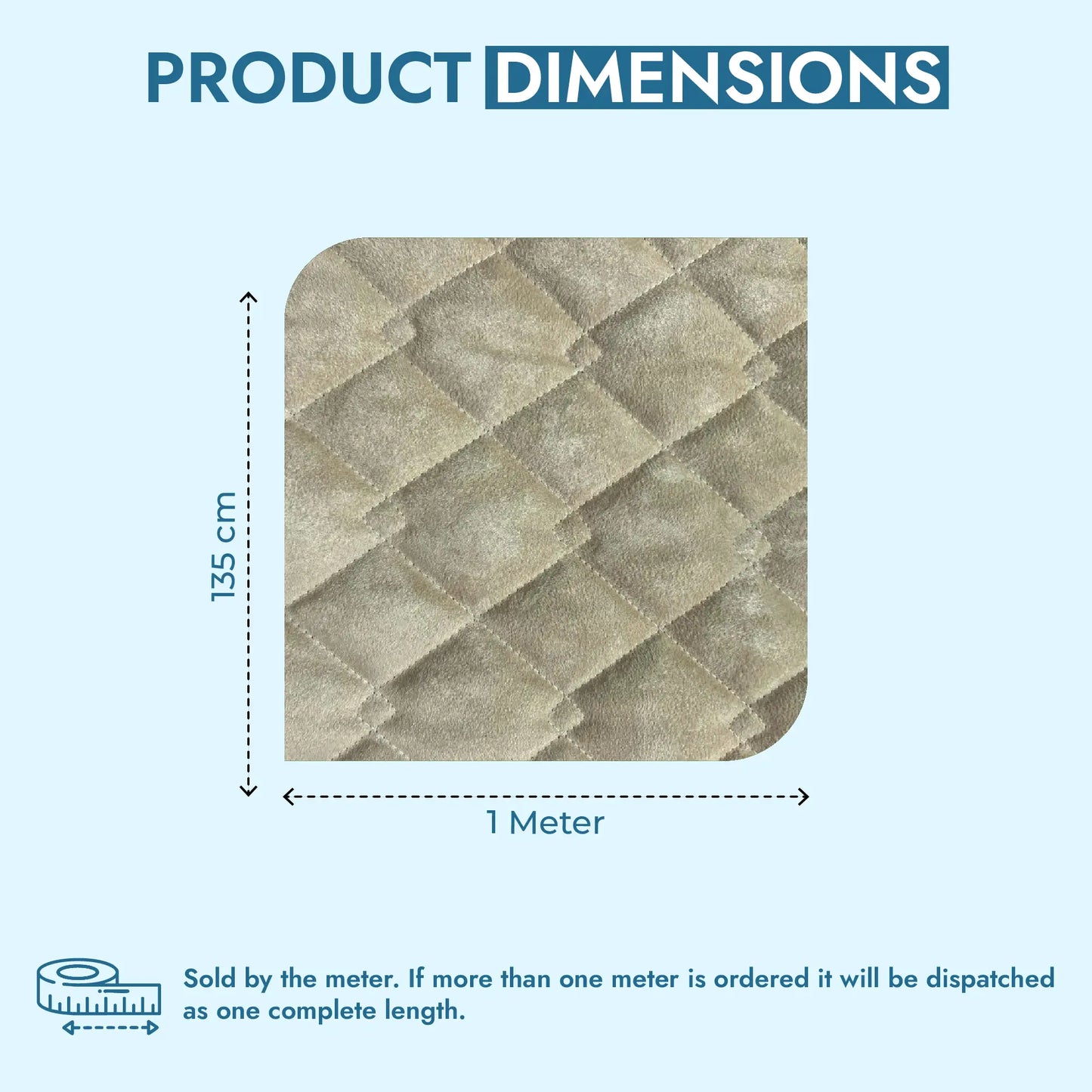 Microfibre Soft Finish Quilted Suede