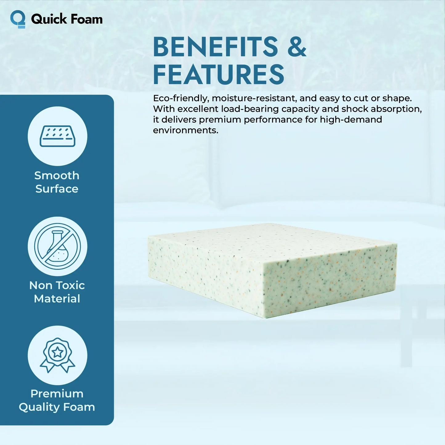 RECON 9LB Foam Sheet