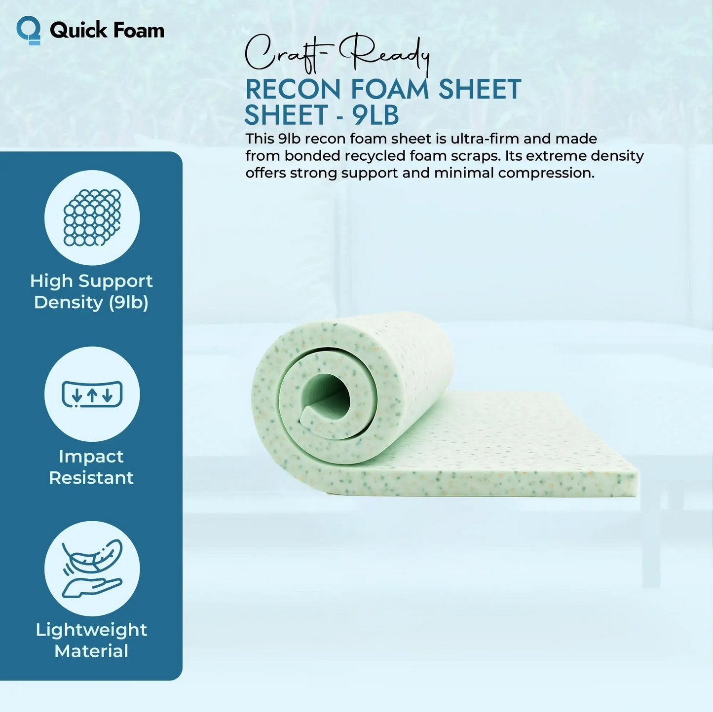 RECON 9LB Foam Sheet