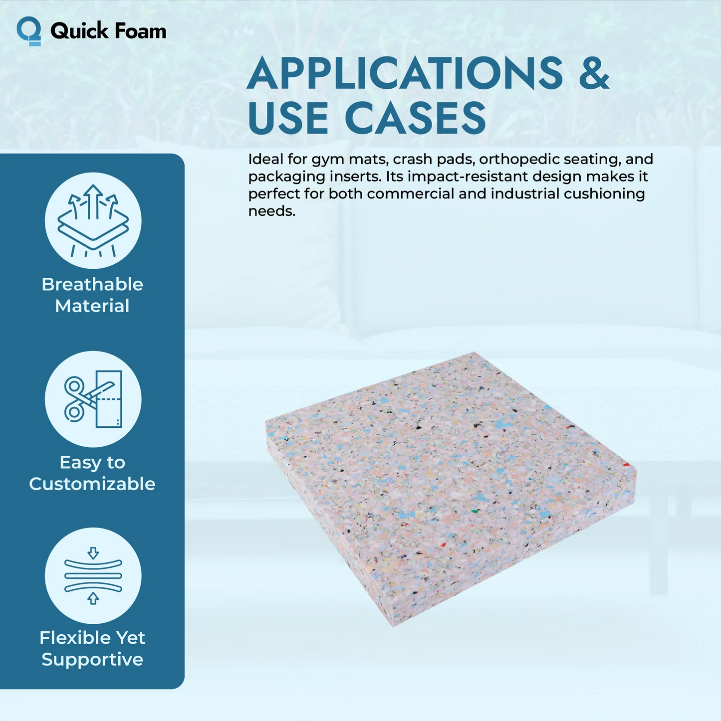 Reconstituted Foam Sheet - 6lb