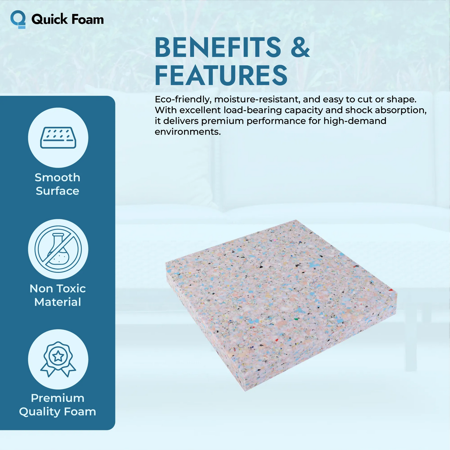 Reconstituted Foam Sheet - 6lb