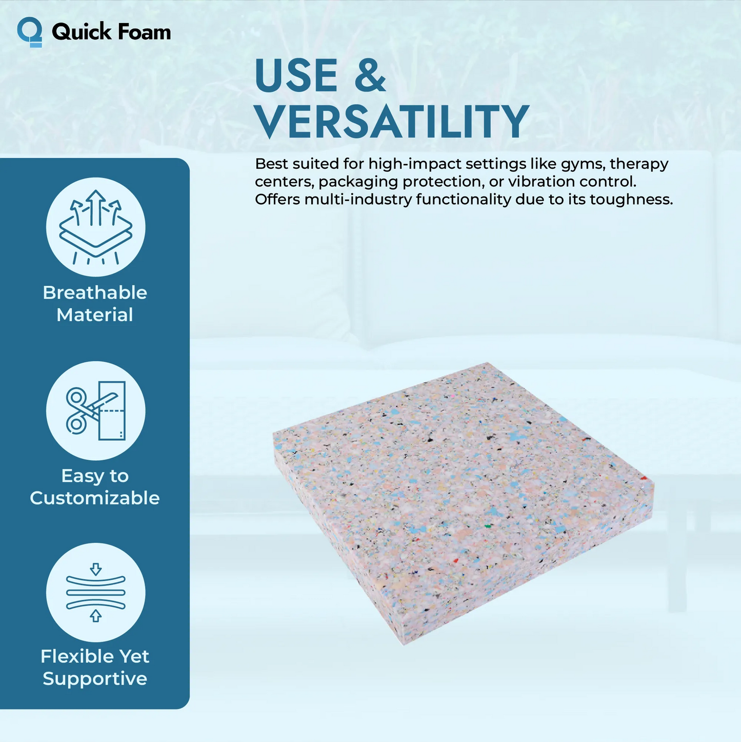 Reconstituted Foam Sheet - 9lb