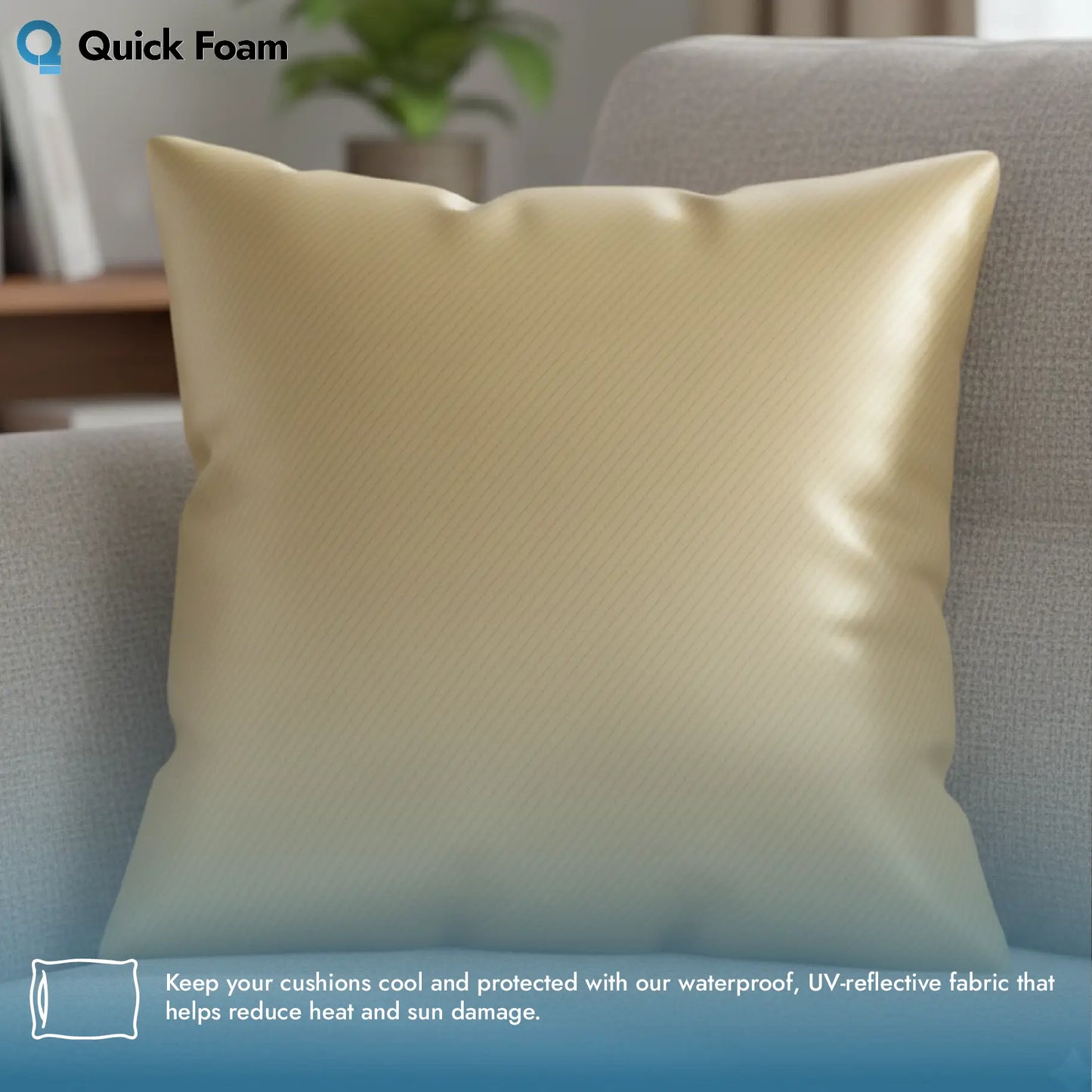 Reflective Ripstop Fabric Waterproof, UV-Protective 2oz Black & Gold