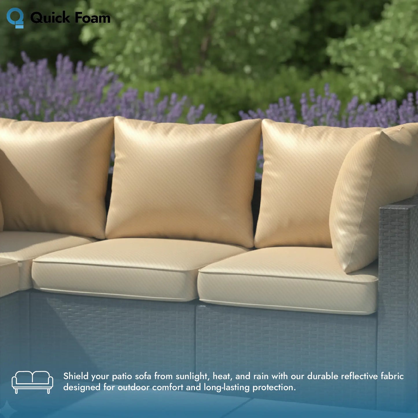 Reflective Ripstop Fabric Waterproof, UV-Protective 2oz Black & Gold