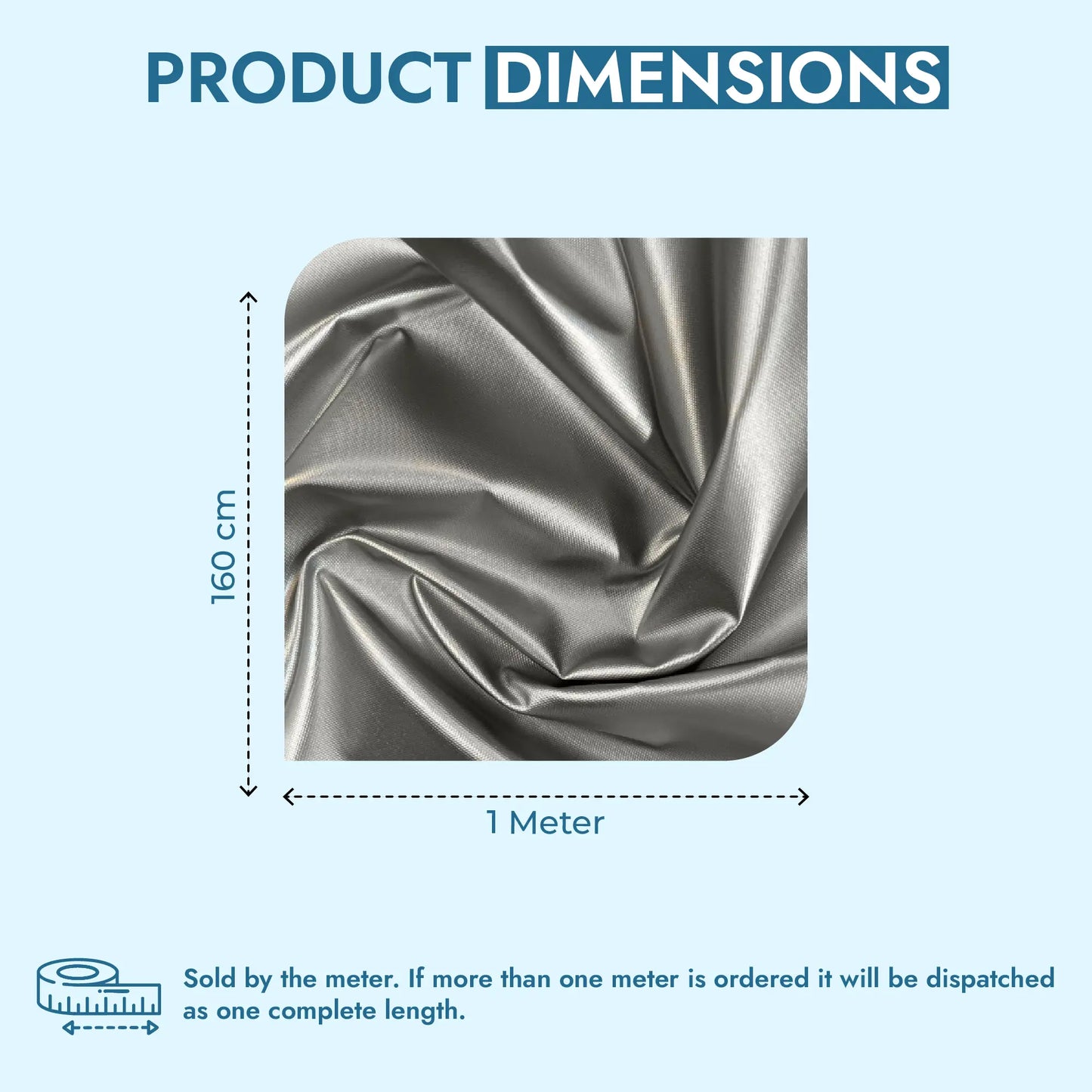 Sunlight Reflective Fabric Waterproof with Black Backing