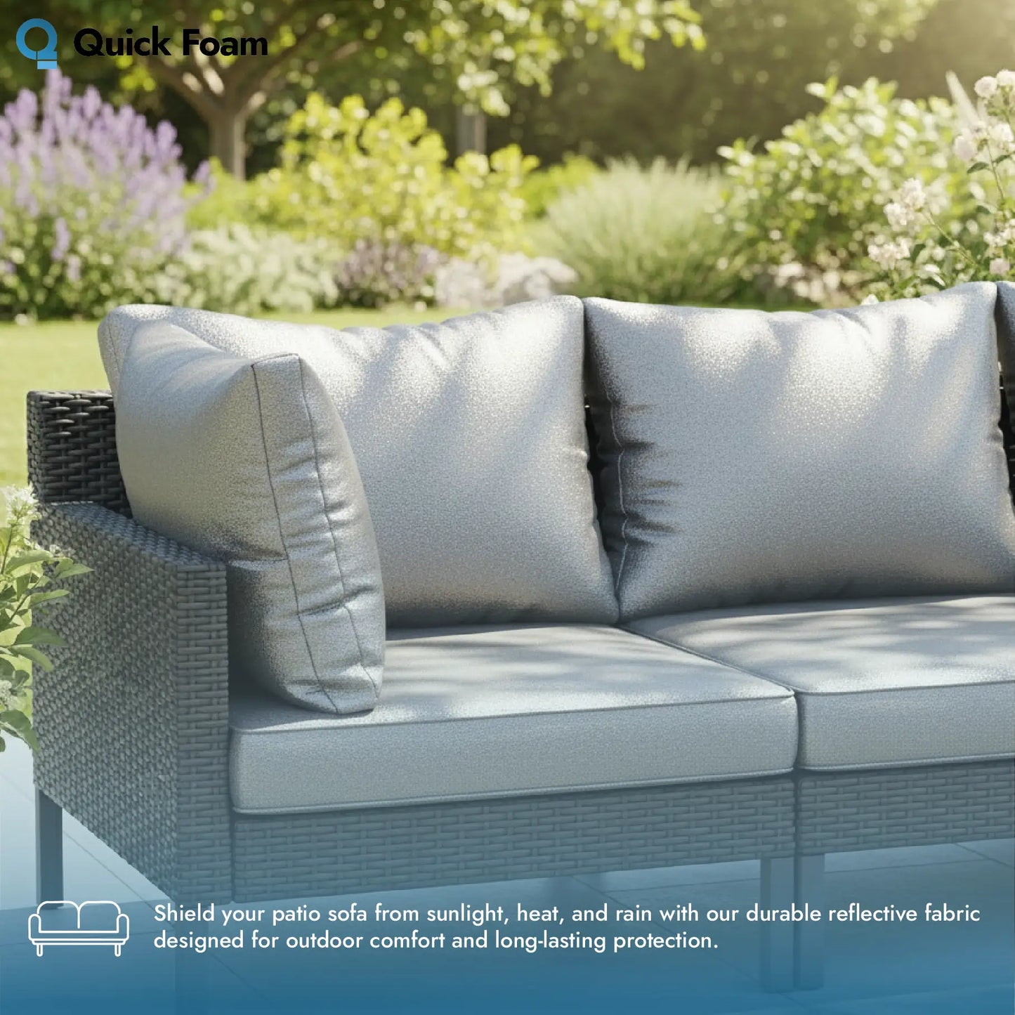 Sunlight Reflective Fabric Waterproof with Black Backing