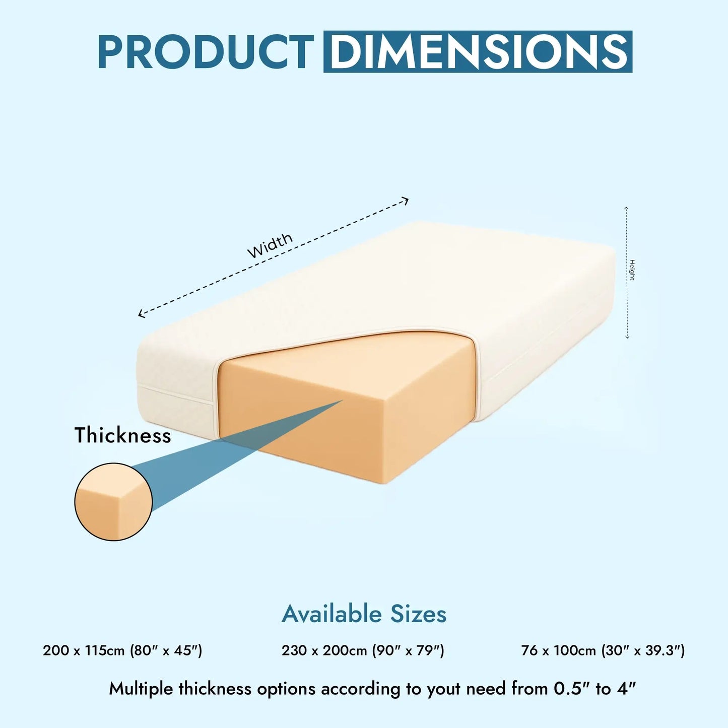 Premium High Density Reflex Soft Foam Mattress (BFS40/120)