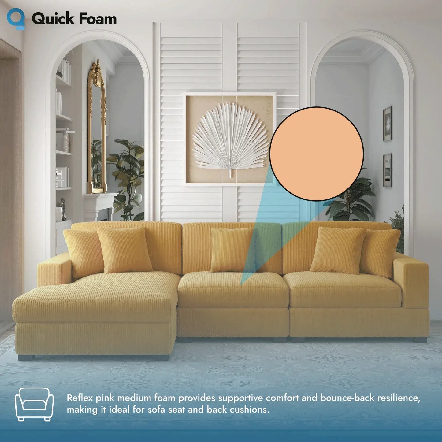 Premium High Density Reflex Soft Foam Mattress (BFS40/120)