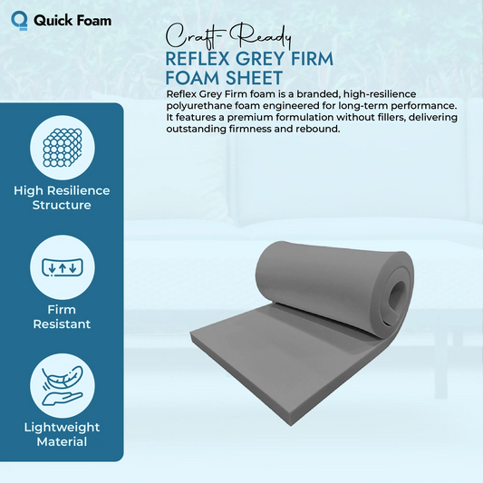 Reflex Grey Firm Foam Sheet