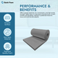 Reflex Grey Firm Foam Sheet