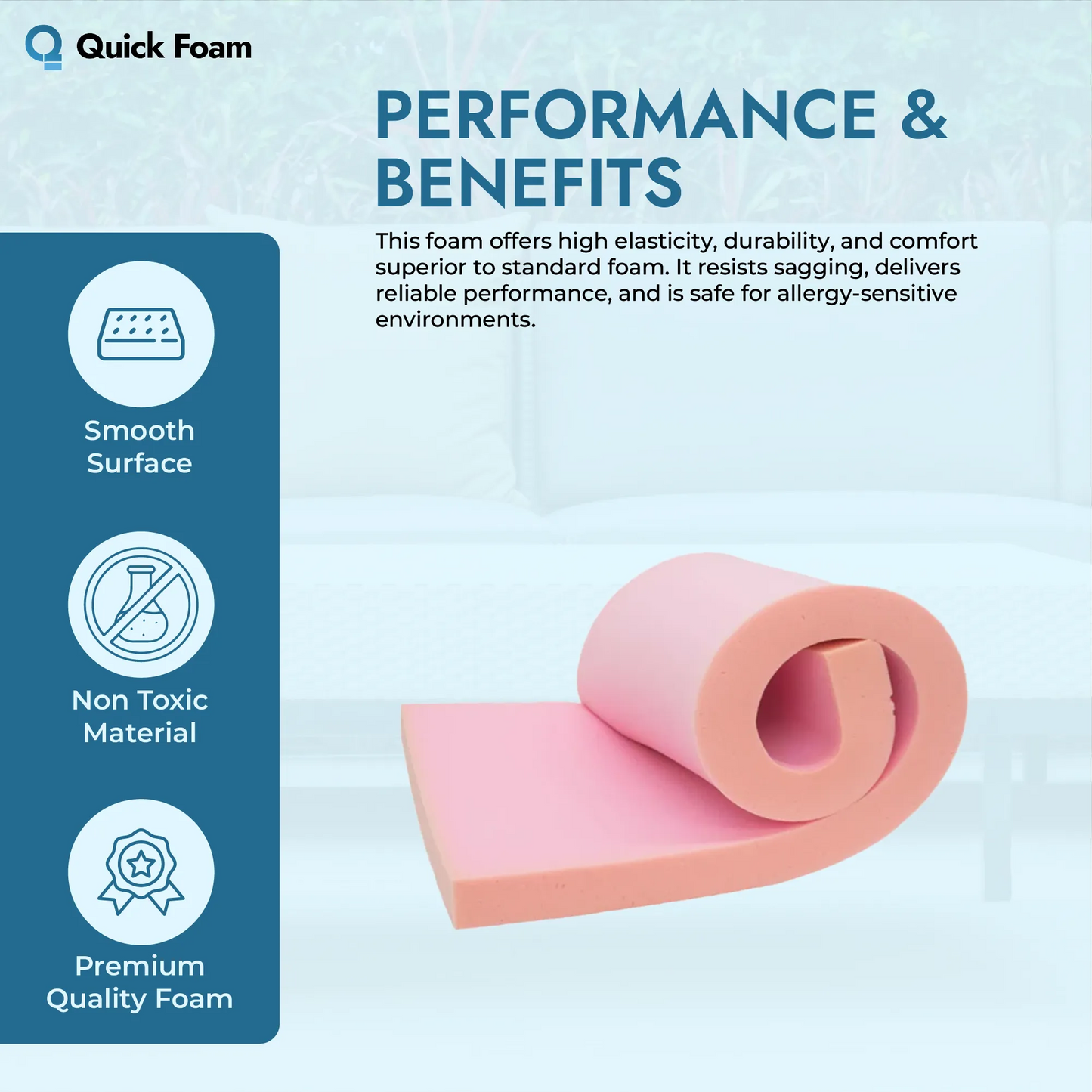 Reflex Pink Medium Foam Sheet