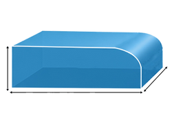 Custom Rounded Edge Cushion Foam