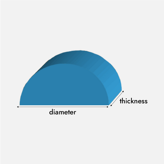 Semicircle Foam