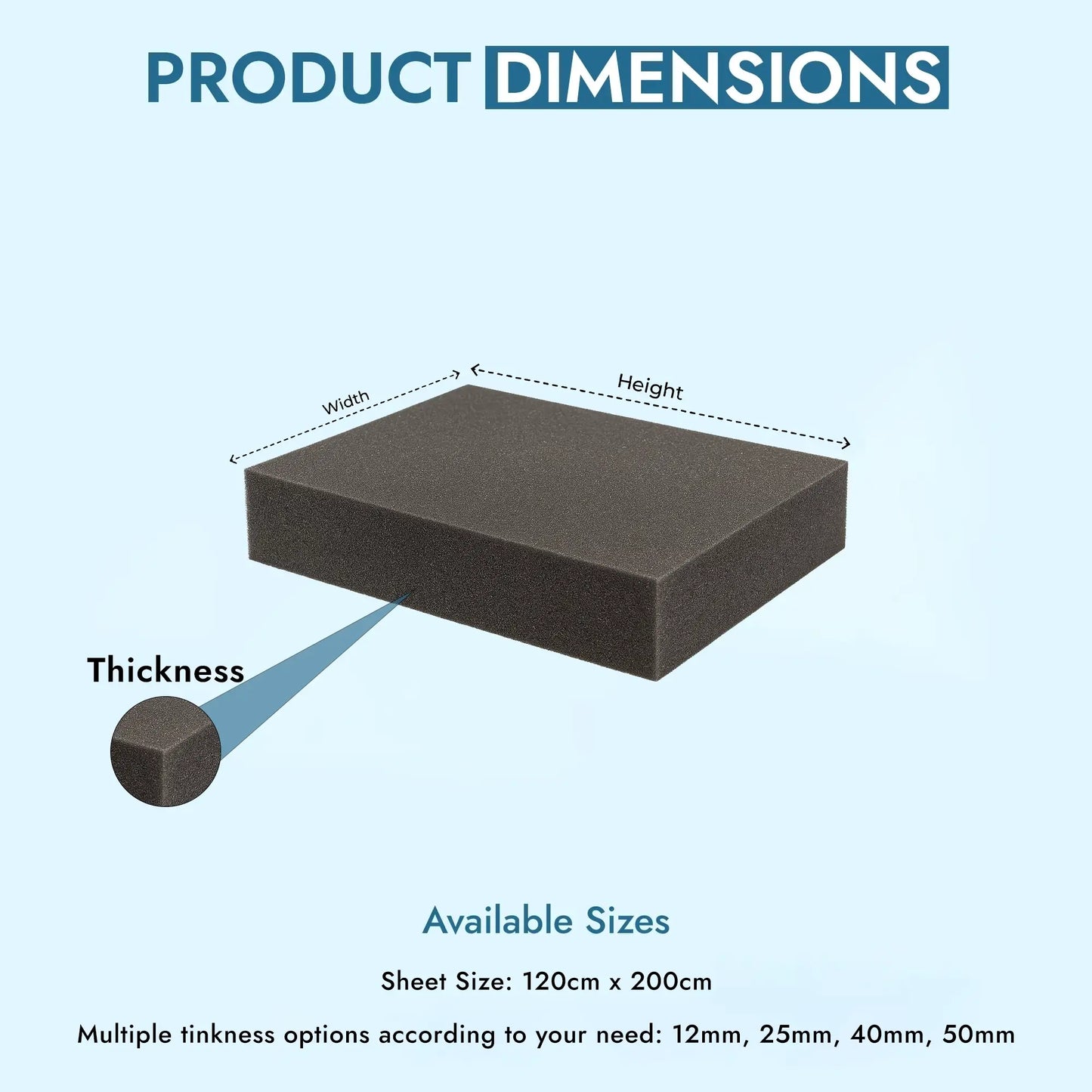Stratocell® Polyethylene Foam Sheet (120cm x 200cm)