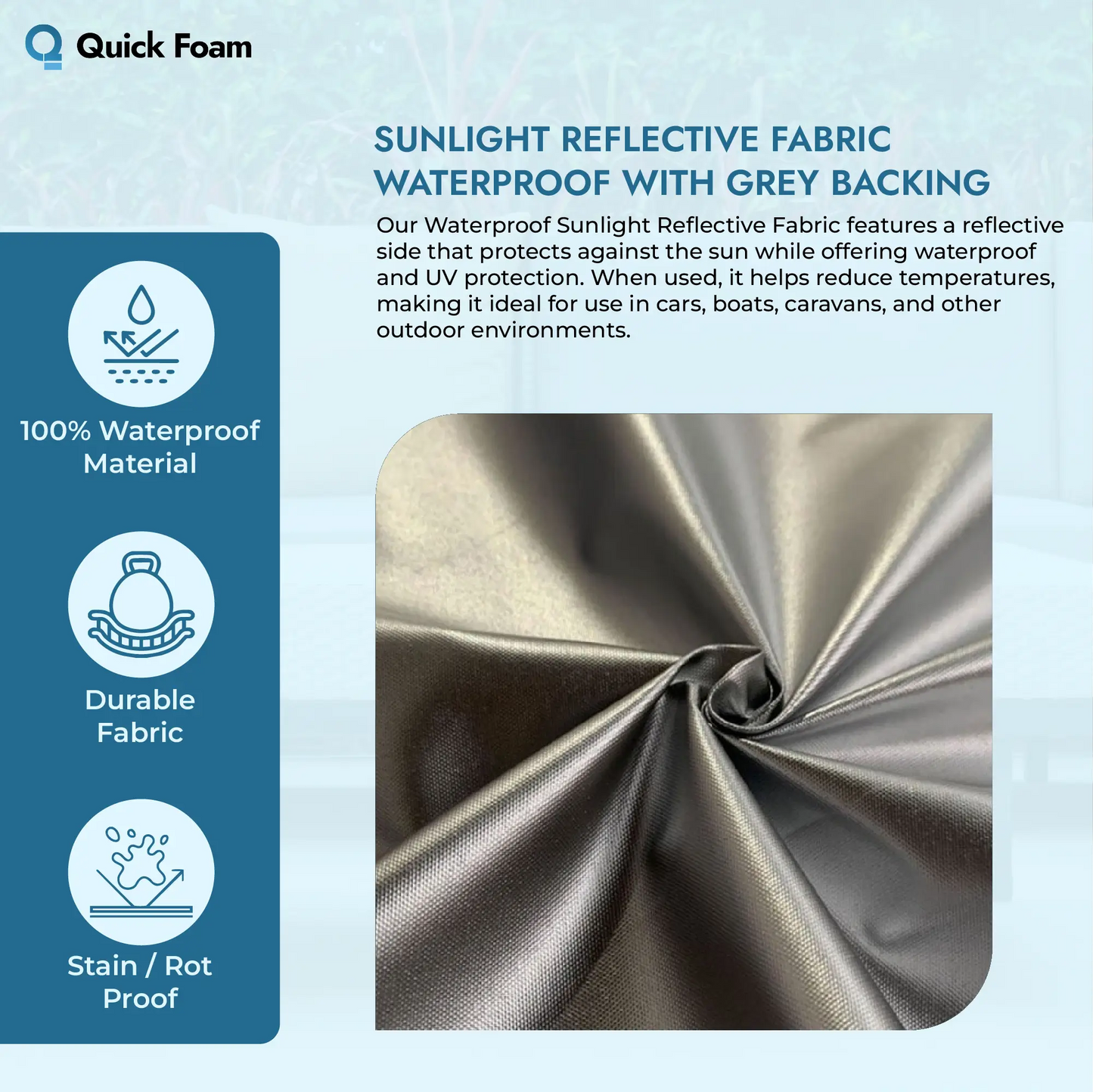 Sunlight Reflective Fabric Waterproof
