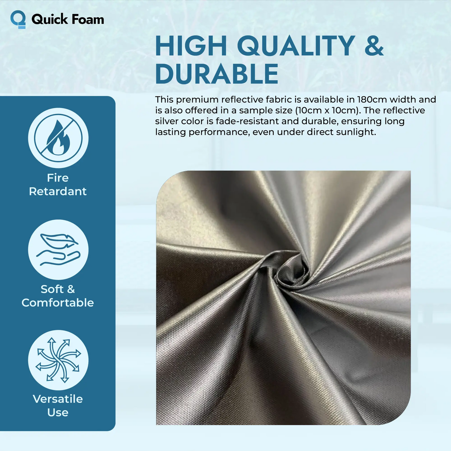 Sunlight Reflective Fabric Waterproof