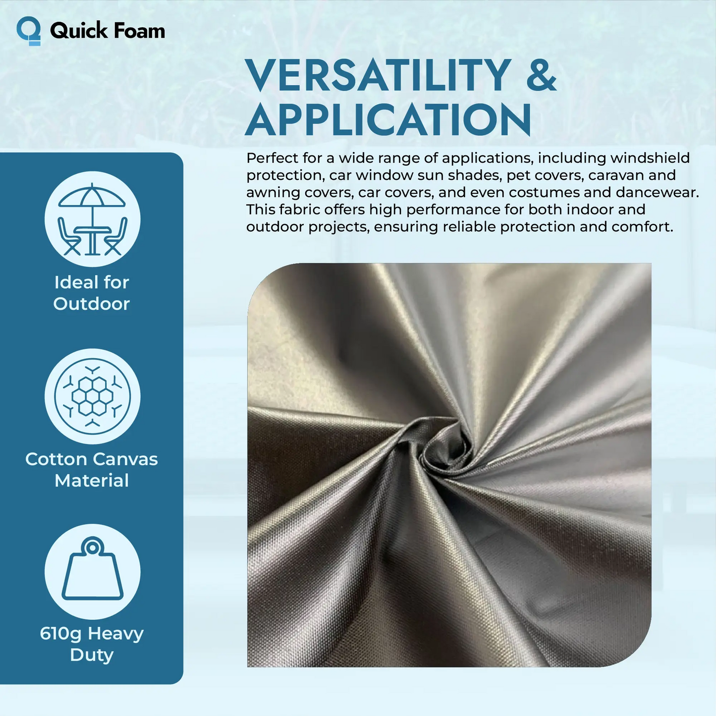 Sunlight Reflective Fabric Waterproof