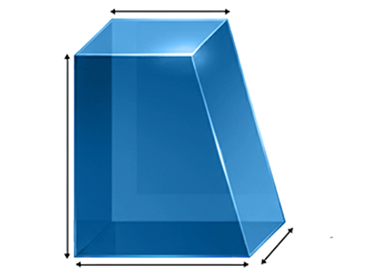 Custom Trapezium Shape Foam