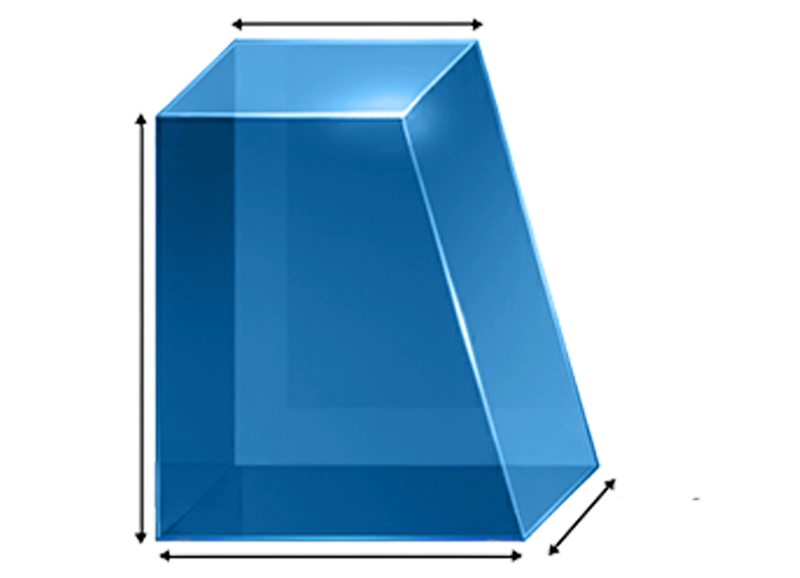 Custom Trapezium Shape Foam