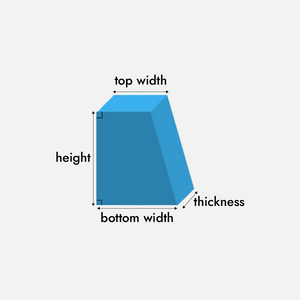 Trapezium Shape Foam