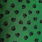 Waterproof Canvas Fabric - Dog Paw Print Design