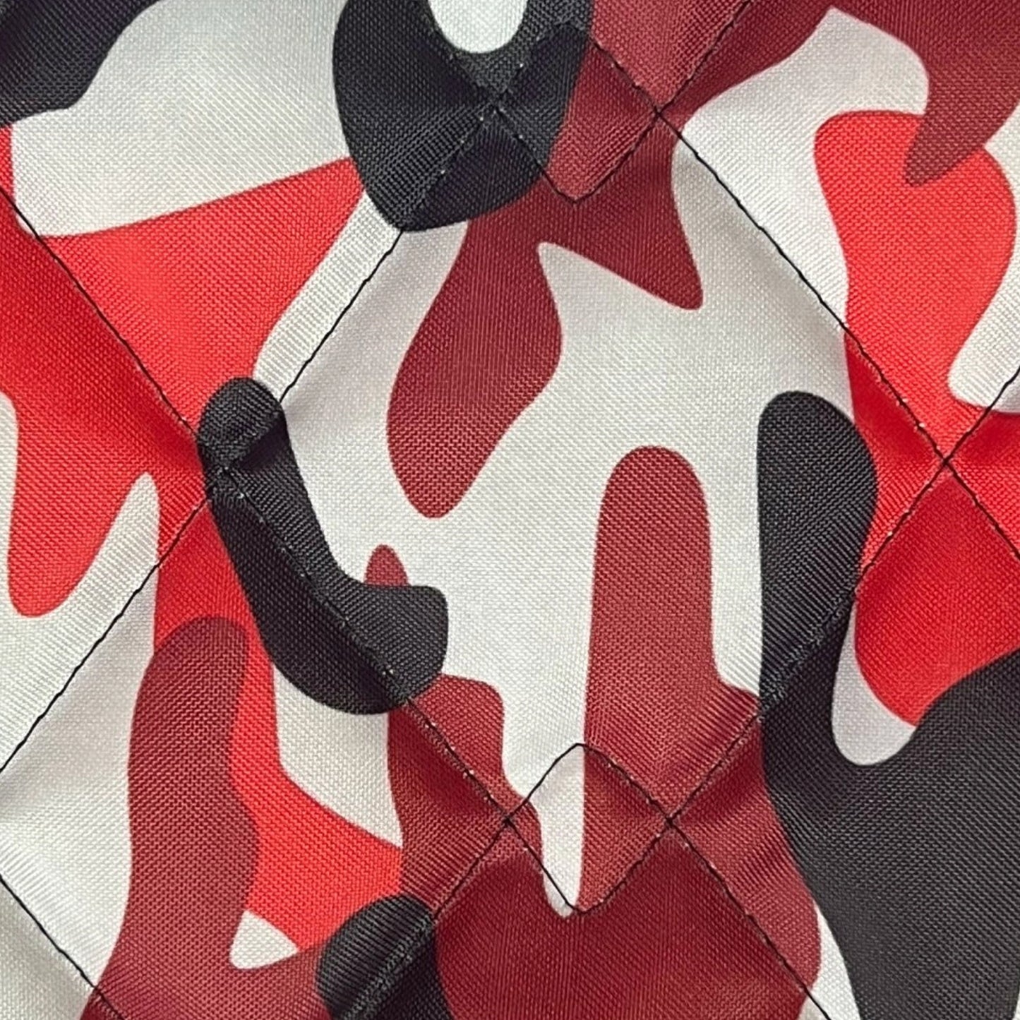 Waterproof Quilted Fabric 4oz PU, Camouflage Print
