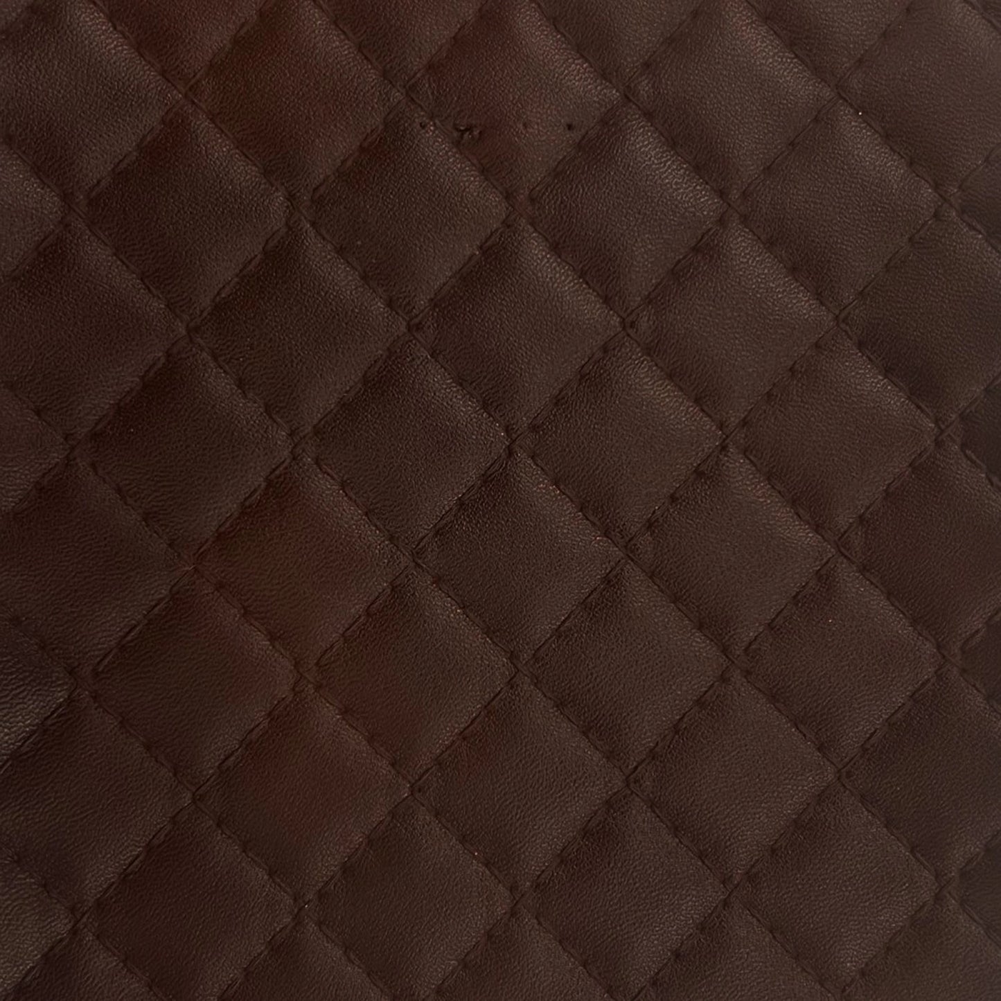 Diamond Stitched Quilted Leatherette Fabric