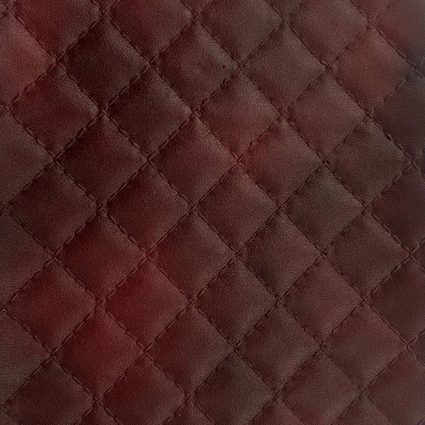Diamond Stitched Quilted Leatherette Fabric