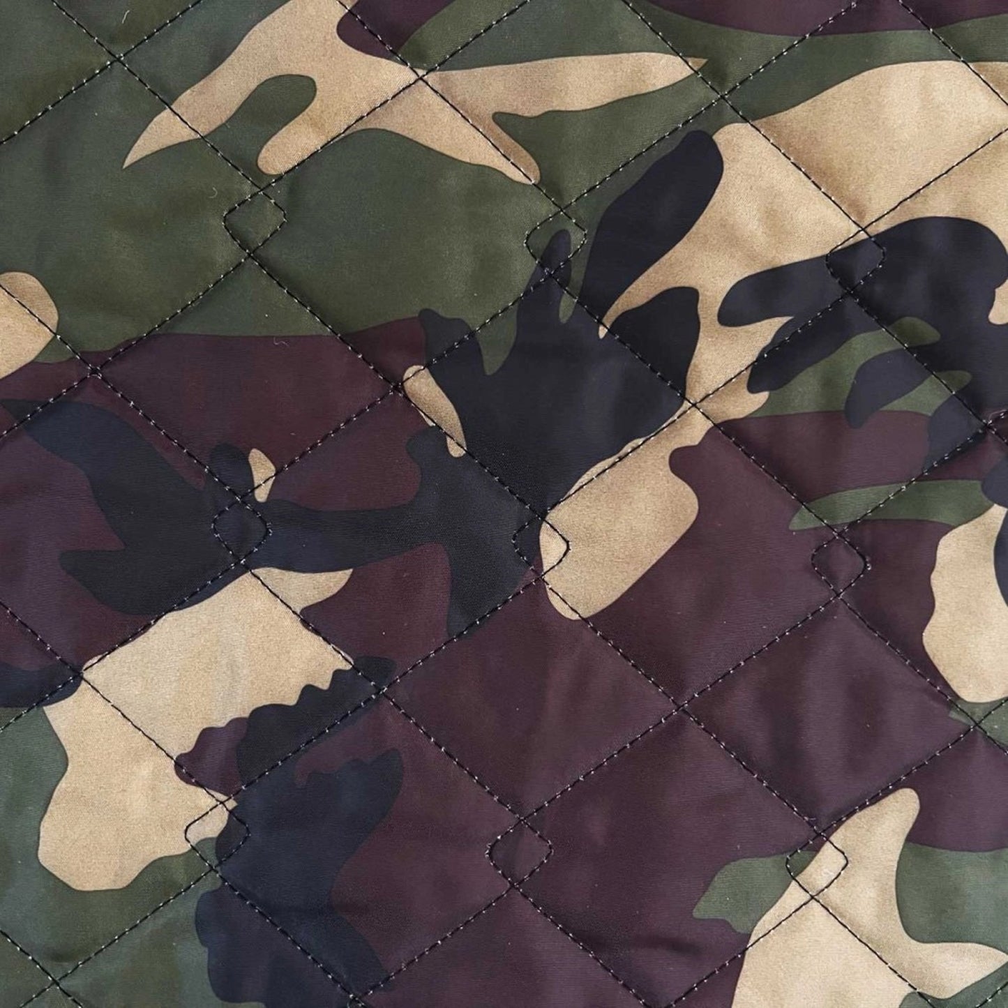 Double Sided Waterproof Quilted Fabric - 4oz Padded, Pre-Quilted Material