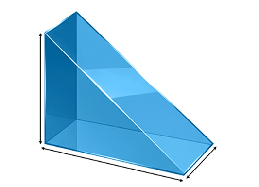 Custom Wedge Triangle Foam Inserts