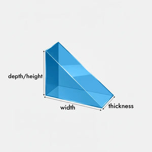 Custom Wedge Triangle Foam Inserts