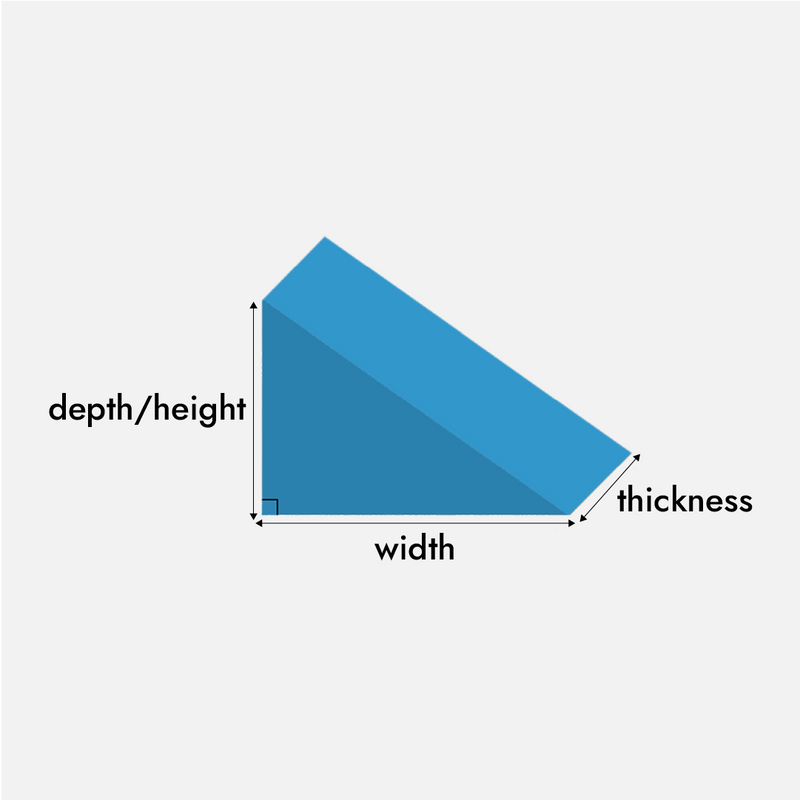 Wedge Triangle Foam